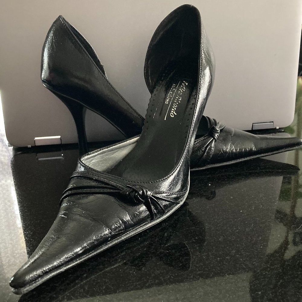 Black 3.5 inch heel